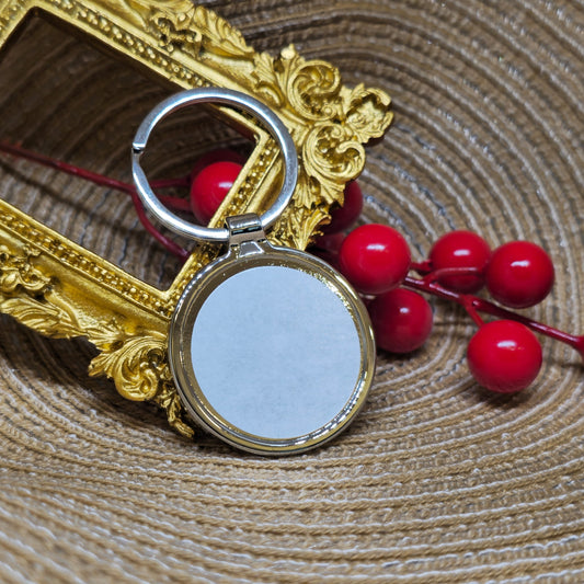 PORTACHIAVI TONDO IN ACCIAIO PERSONALIZZAMI