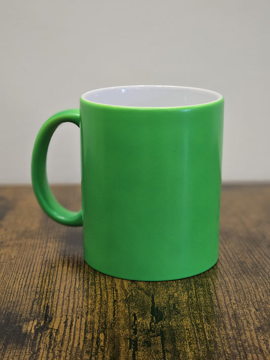 TAZZA VERDE FLUO PERSONALIZZAMI