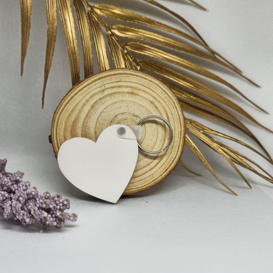 PORTACHIAVI IN LEGNO CUORE FRONTE-RETRO PERSONALIZZAMI