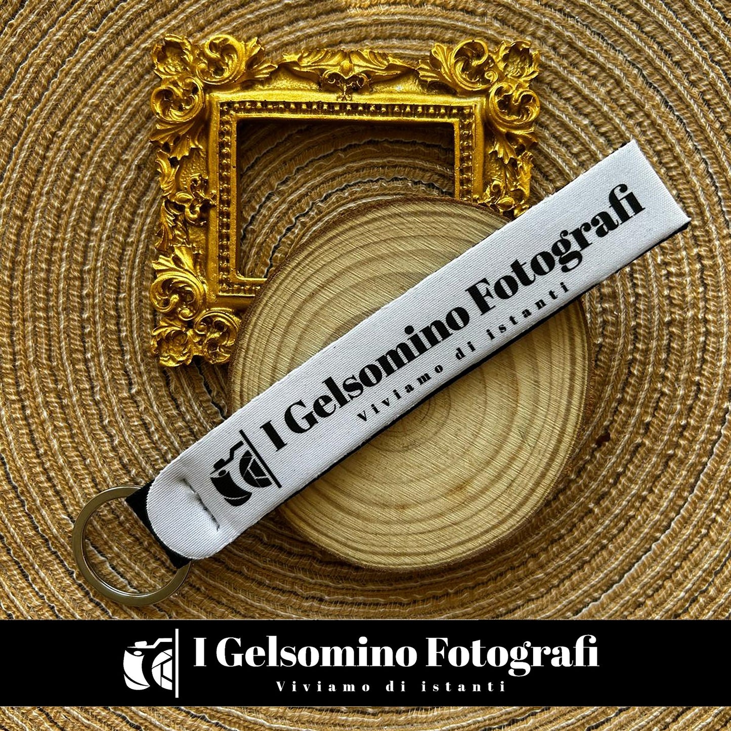 PORTACHIAVE A BRACCIALE IN TESSUTO PERSONALIZZAMI