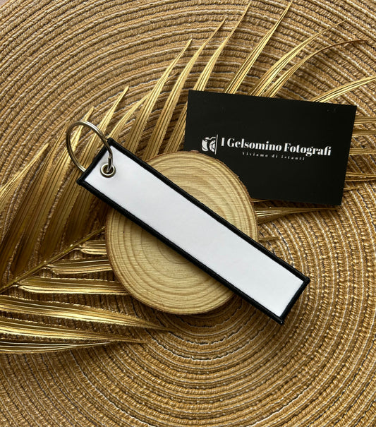 PORTACHIAVI IN TESSUTO CON RETRO GLITTERATO