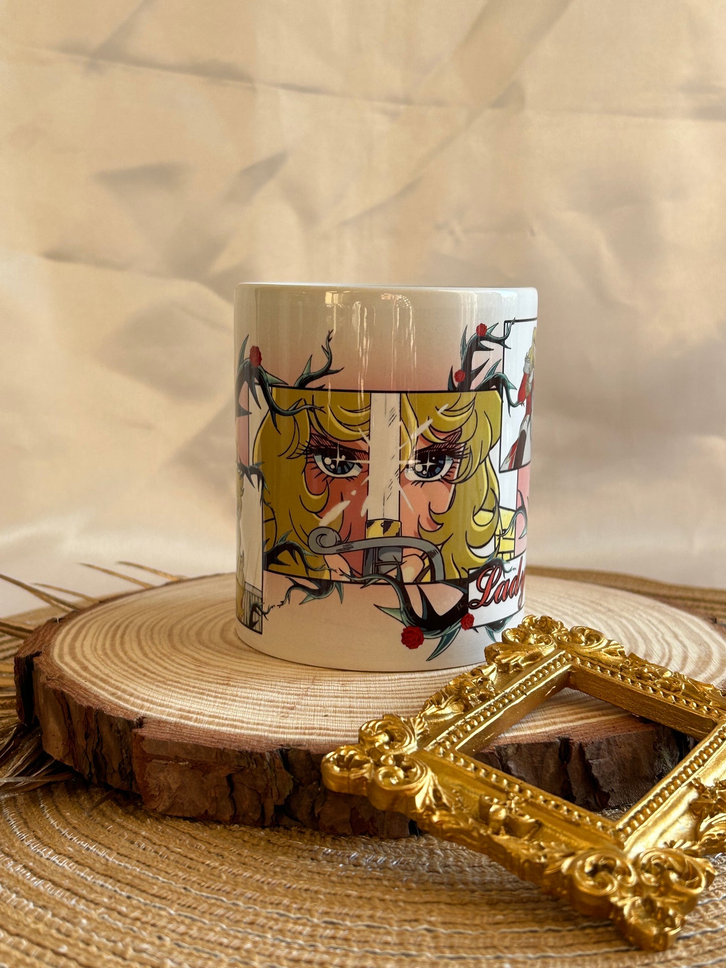 TAZZA IN CERAMICA LADY OSCAR REPLICA