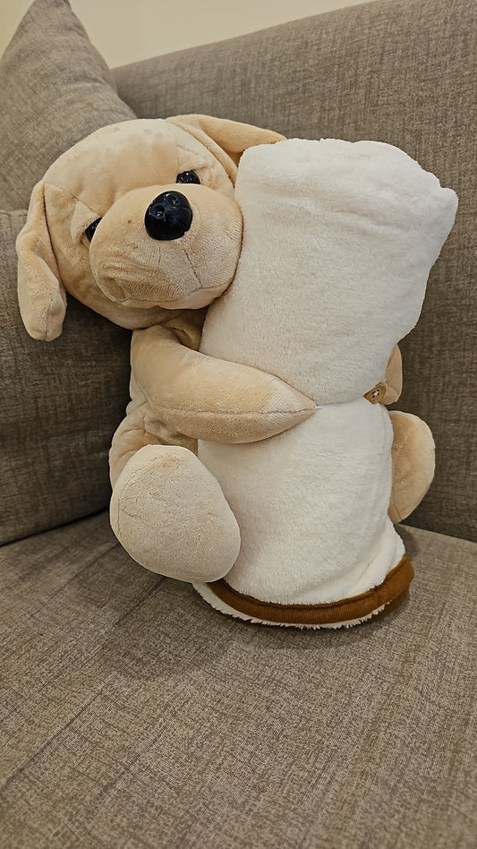 PELUCHE CON PLAID PERSONALIZZABILE