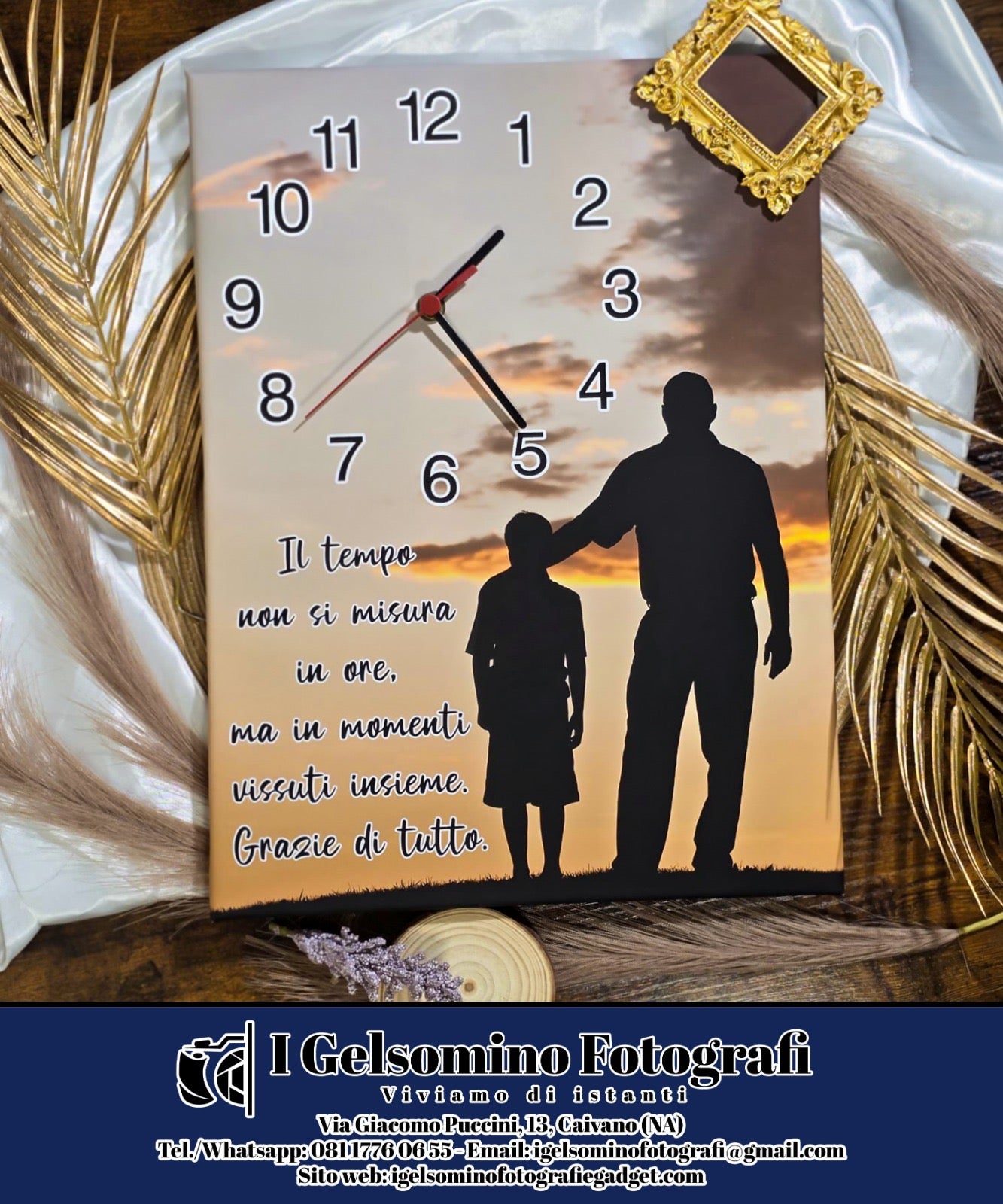 TELA OROLOGIO PERSONALIZZATO