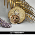 PORTACHIAVI IN LEGNO TONDO LITTLE FRONTE-RETRO PERSONALIZZAMI