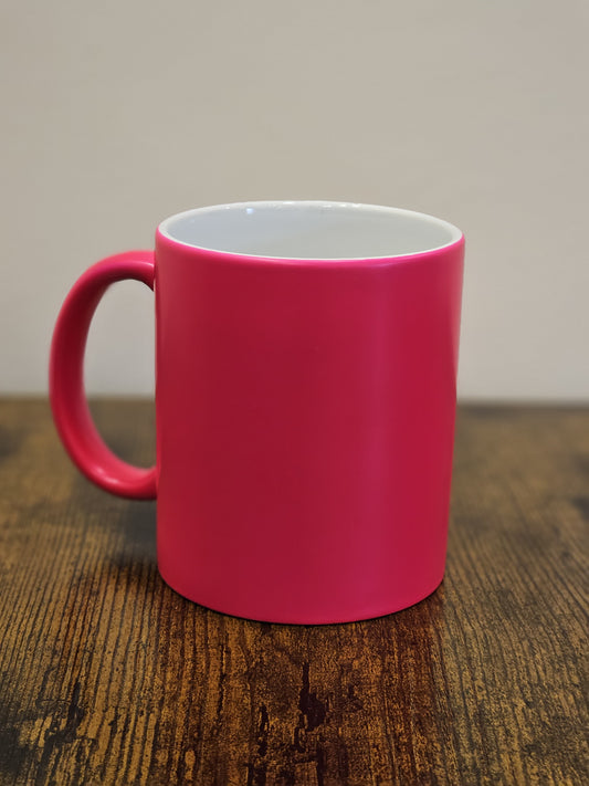 TAZZA ROSA FLUO PERSONALIZZAMI