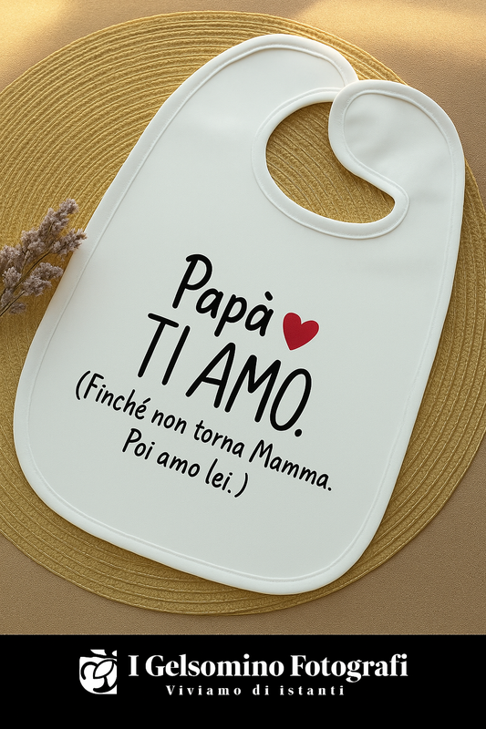 BAVETTA BIANCA CON PERSONALIZZAZIONE